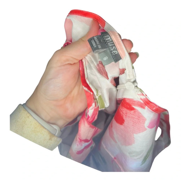 Floral Rose Mini Dress NWT (Muse) 8 - Picture 4 of 7